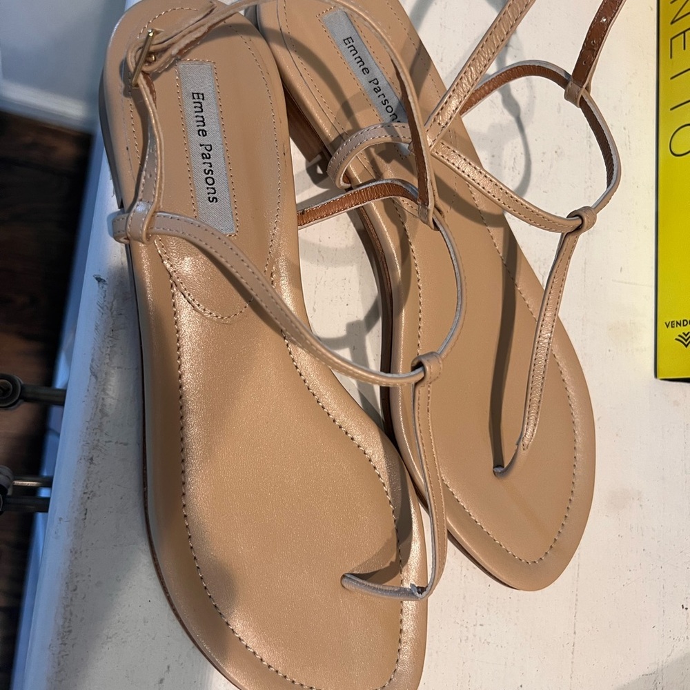 Emma Parsons Beige Strappy Sandals